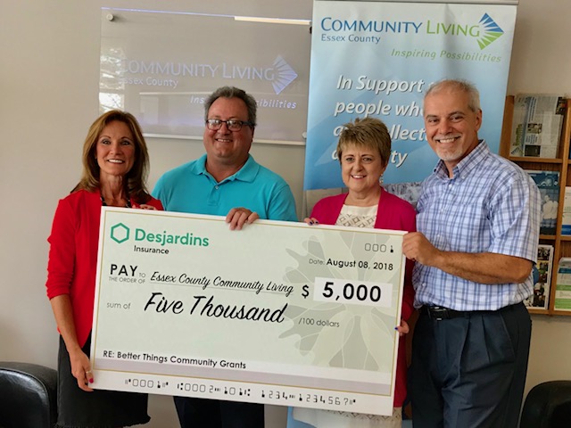Community Living Essex County receives Grant