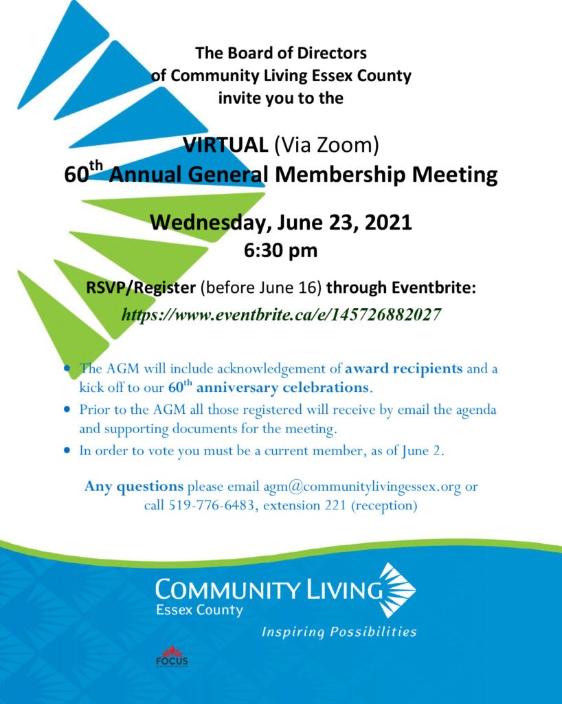 CLEC 60th Virtual AGM Flyer